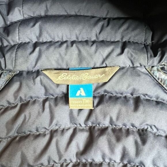 Eddie Bauer Jacket Womens Medium Tall Storm Down 800 First Ascent Goose Fill Puf - Picture 8 of 13